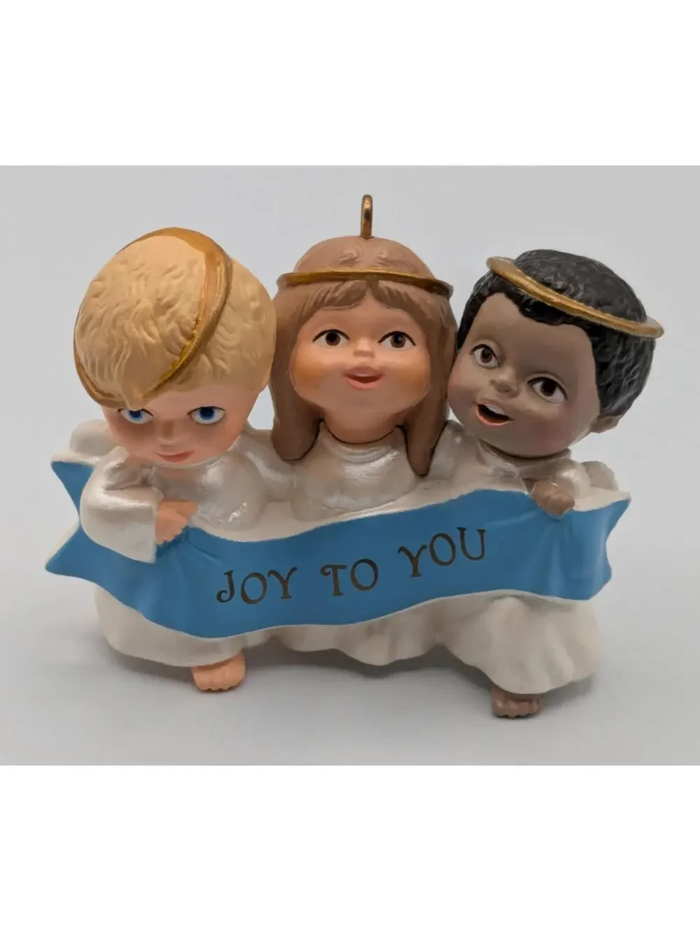 Hallmark Keepsake Joyful Trio 1989 Vintage Christmas Ornament 3 Little Angels